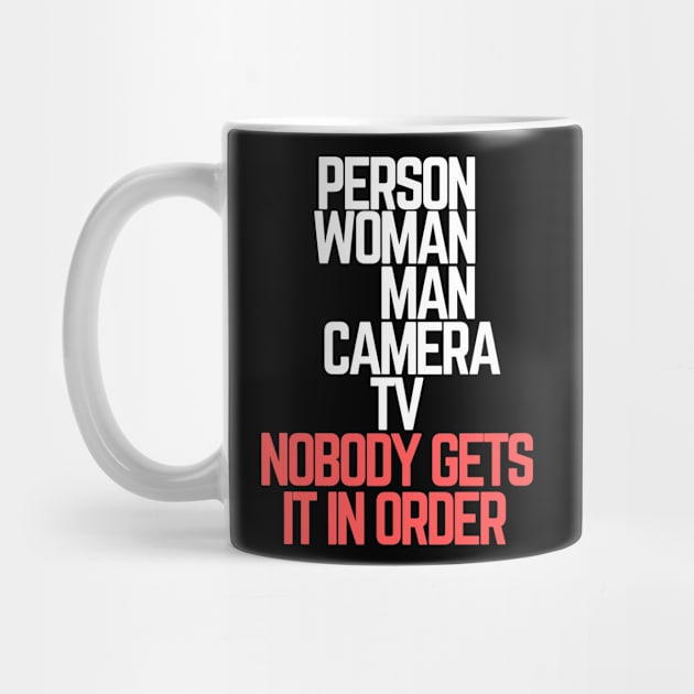 #personwomanmancameratv Person Woman Man Camera TV Nobody Gets It In Order by AwesomeDesignz